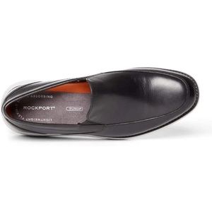 Rockport Leather Black Venetian Loafer Shoes Size 9 W